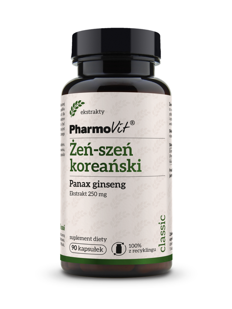 Żeń-szeń koreański na Energię i Koncentrację | Pharmovit