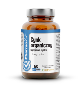 Cynk organiczny na Zdrową Skórę, Włosy, Odporność | Pharmovit