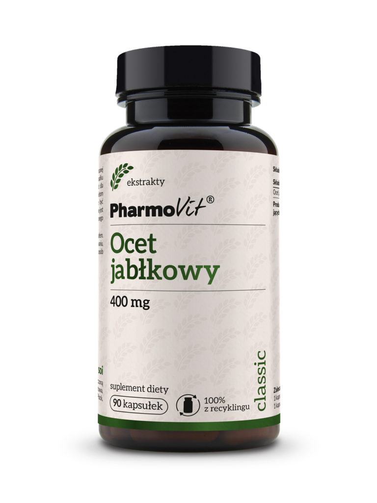 Ocet jabłkowy 400 mg Trawienie | Pharmovit