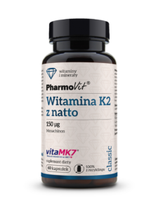 K2 z natto 150 µg na Mocne Kości i Zdrowe Serce | Pharmovit