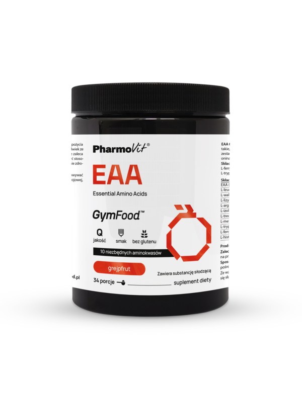 EAA Essential Amino Acids (grejpfrut) 375 g | GymFood Pharmovit