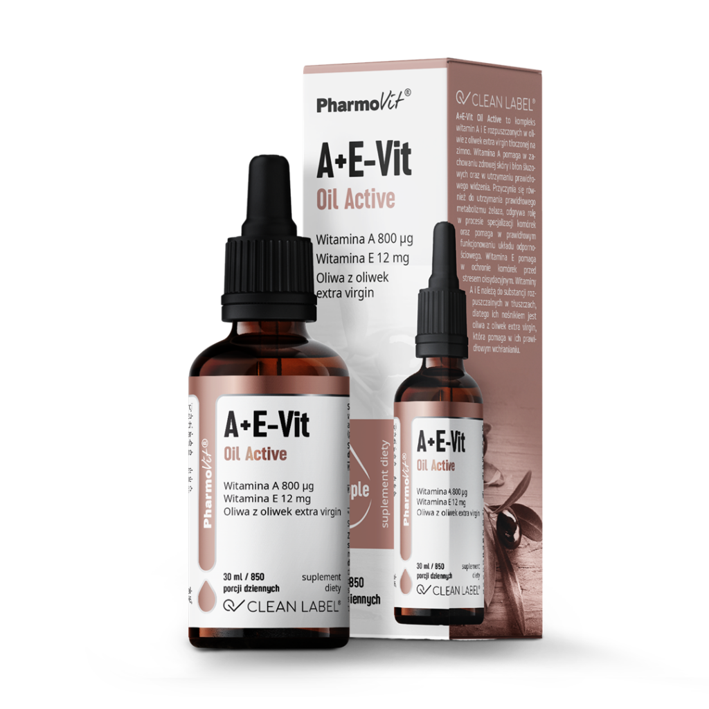 A+E-Vit Oil Active Uroda, Skóra | Pharmovit