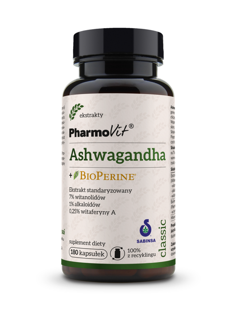 Ashwagandha 180 na Stres i Zmęczenie | Pharmovit