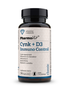 Cynk + D3 Immuno Control Odporność | Pharmovit