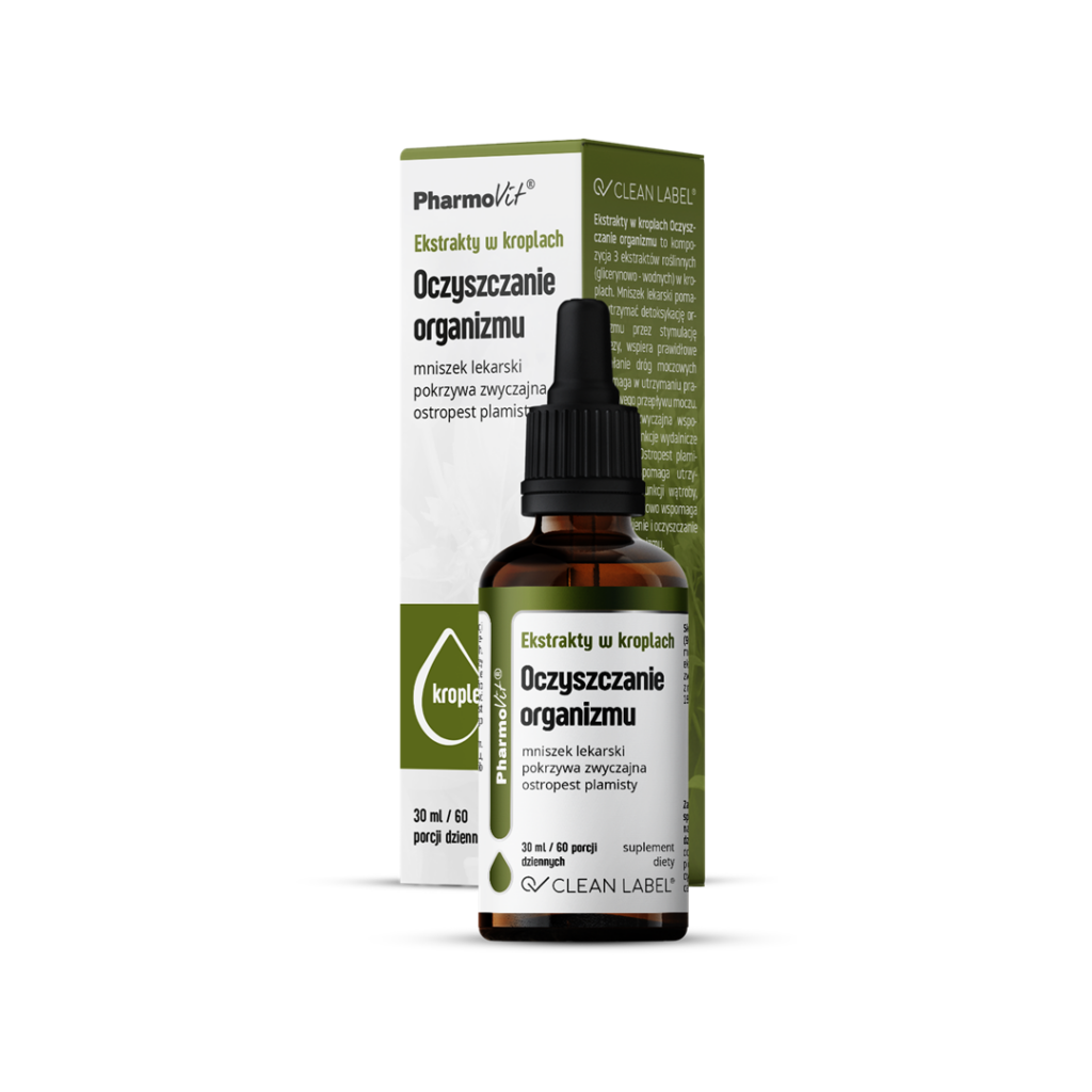 Oczyszczanie organizmu Ekstrakty w kroplach | Pharmovit