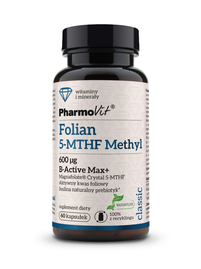 Folian 5-MTHF aktywny kwas foliowy | Pharmovit