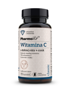 Witamina C z dzikiej róży + cynk | Pharmovit