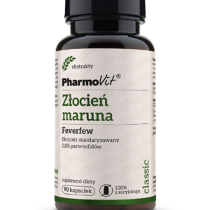 Złocień maruna Feverfew Ekstrakt standaryzowany 0,8% partenolidów 90 kaps | Classic Pharmovit