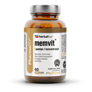 Memvit™ pamięć i koncentracja 60 vege kaps | Herballine™ Pharmovit