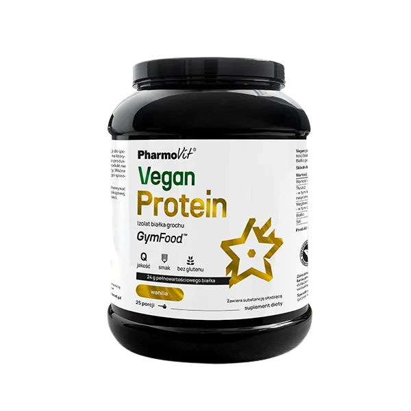 Vegan Protein Izolat białka grochu (wanilia) | Pharmovit