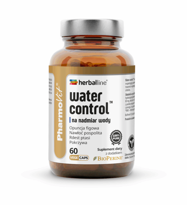 Water Control™ na nadmiar wody 60 vege kaps | Herballine™ Pharmovit