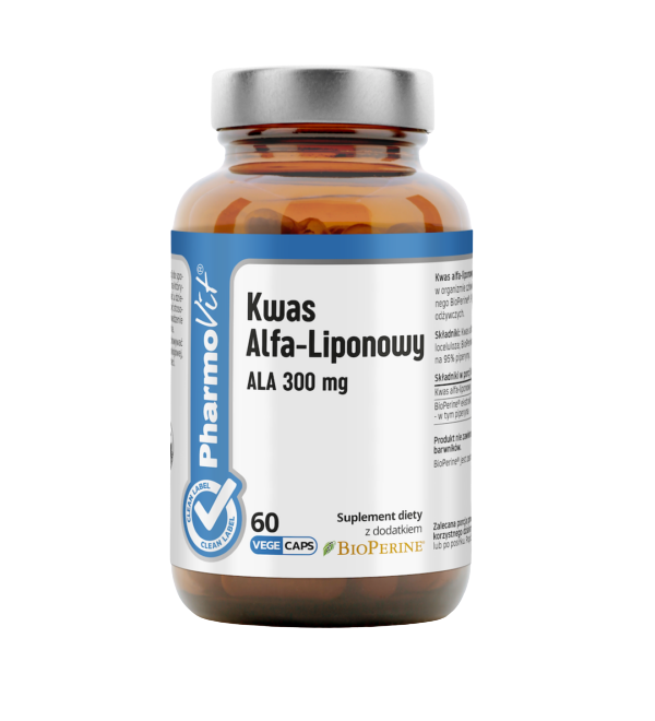 Kwas Alfa-Liponowy ALA 300 mg | Pharmovit