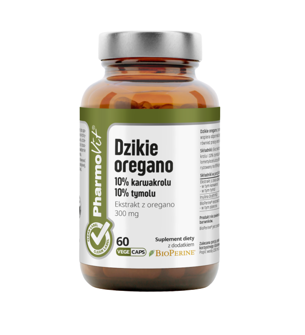 Dzikie oregano 10% karwakrolu 10% tymolu | Pharmovit