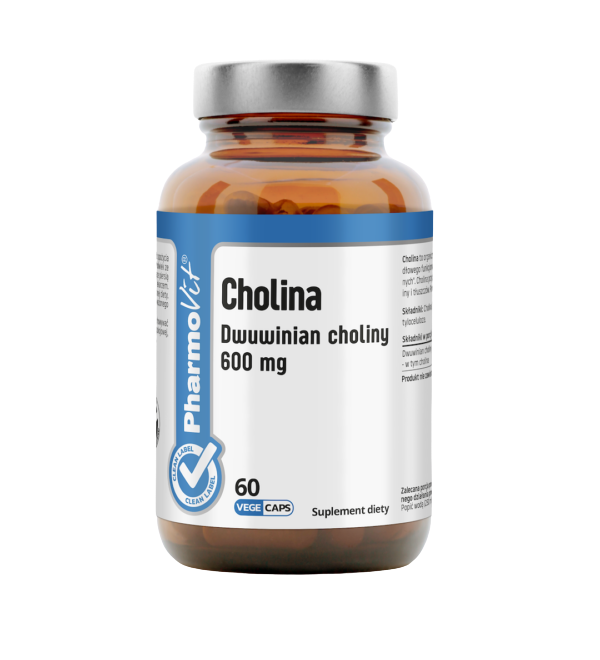 Cholina Dwuwinian choliny 600 mg | Pharmovit