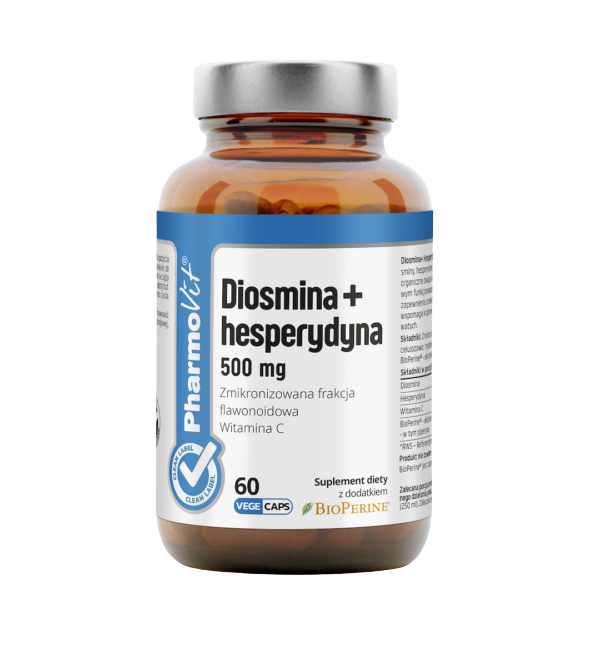 Diosmina + Hesperydyna 500 mg zmikronizowana | Pharmovit