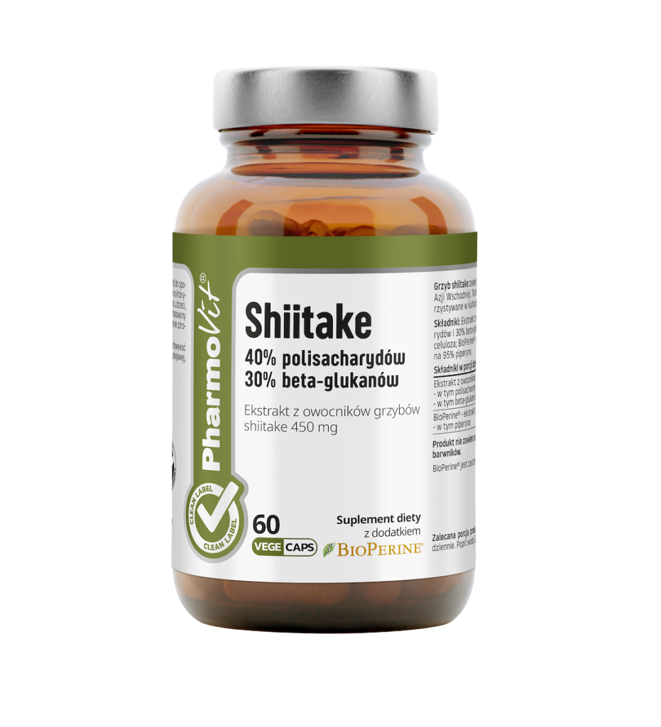 Grzyb Shiitake Twardnik japoński | Pharmovit