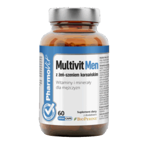 Multivit Men z żeń-szeniem koreańskim dla mężczyzn | Pharmovit