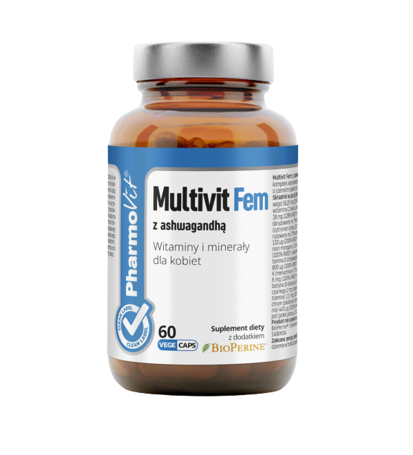 Multivit Fem z ashwagandhą dla kobiet | Pharmovit