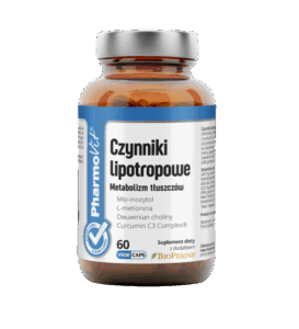 Czynniki lipotropowe Metabolizm tłuszczów | Pharmovit