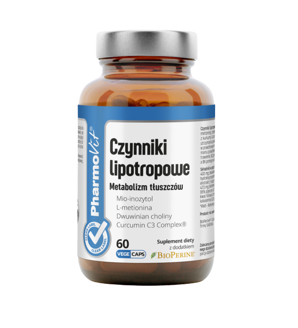 Czynniki lipotropowe Metabolizm tłuszczów | Pharmovit