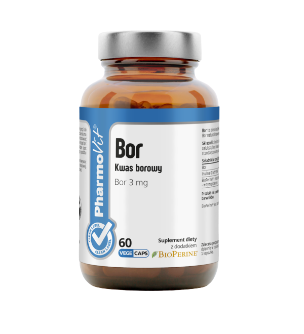 Bor Kwas borowy 3 mg | Pharmovit