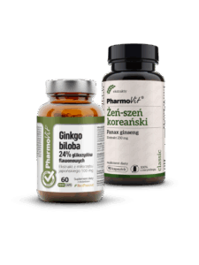 Wsparcie pamięci i koncentracji: Ginkgo biloba + Żeń-szeń koreański
