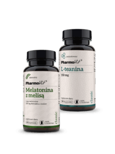 Poprawa snu i redukcja stresu: Melatonina + L-teanina