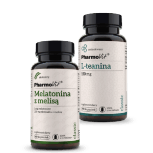 Poprawa snu i redukcja stresu: Melatonina + L-teanina
