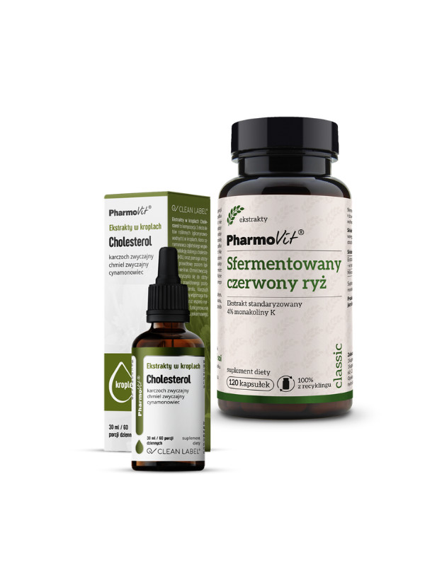 Zestaw: Cholesterol + Sfermentowany Czerwony Ryż